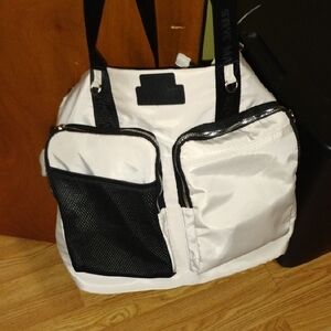 Steve Madden Black and White Tote Bag